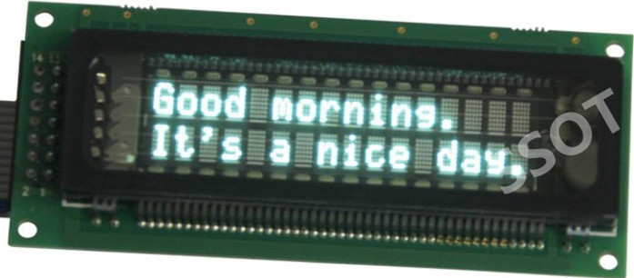 China Self - Luminous VFD Display Module , Character Display Module 16T202DA1J factory