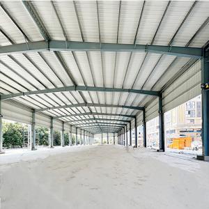 China Prefabricated Steel Structure Workshop Factory , Prefab Metal Garage Buildings factory