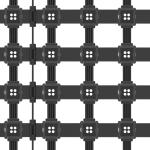 Full-color Outdoor LED Pixel Grid Screen , Waterproof Intelligent Flexible