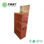 Matte Lamination Cardboard Floor Displays , Easy Advertising Cardboard Display