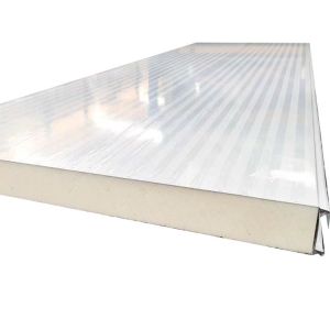 Warehouse White Insulated PU Sandwich Roof Panel With Seamless Connection