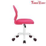 Breathal Mesh Pink Kids Desk Chair , Swivel Girls Kids Study Chair For Students
