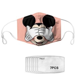 China Cartoon Reusable Childrens Face Mask With Filter factory