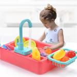 Electric Dishwasher Playing Toy Kitchen Toys Set for Boys Girls Age Range 2 to 4