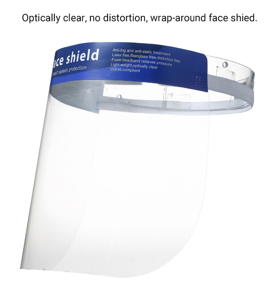 Disposable dental Medical protective anti-fog Face splash shield