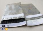 No Itchy Heat Reflective Fiberglass Fabric Fireproof Bag For Document Cash