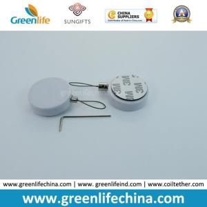 China Round Shape Retractable Pull Box Display Tether W/Cable Lock factory