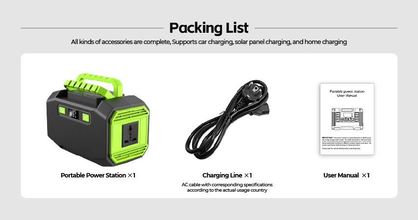Outdoor Pure Sine Wave Portable Power Station 200w