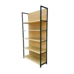 Suitable Price Single Side Supermarket Shelves Wood Grain Shelves Factory Outlet