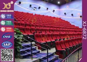 China Euro Seating Tip Up Armrest Cinema Theater Chairs For Giant Screen Theater factory