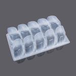 10 Compartments Soft Plastic Food Tray Dumpling Packaging