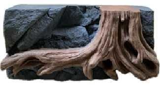 China PU Vivarium Rock Background with Simulated Rock And Stump Mash Up Board factory