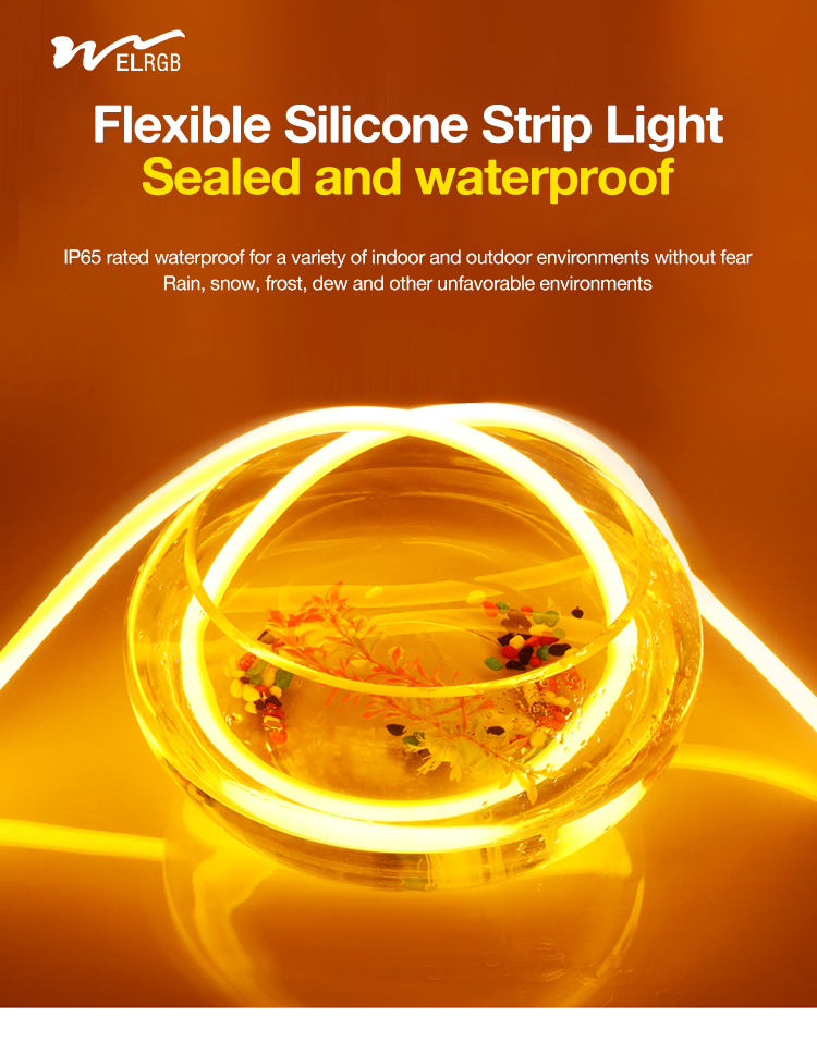 20m LED Light Strip 360° Full Body Silicone Tube Sleeve 16mm22mm for Home Decoration
