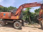 Strong Power EX100 10T Wheeled Used Hitachi Excavator