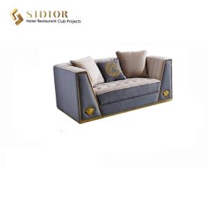 China Custom Living Room 3 Seater Leather Couch Sofa ISO9001 Certificate factory