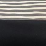 100% Polyester Fabric 170gsm Stripe Pattern Yarn Dyed Fabric For Men'S Suit
