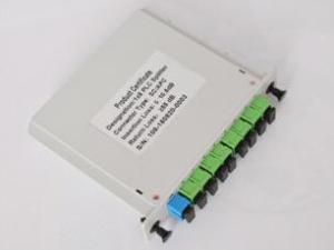 China SC Connector Single Mode Fiber Optic Splitter With Plastic Small Box factory