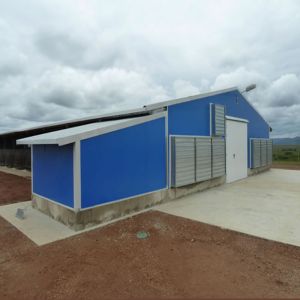 Fireproof Steel Poultry House with Automated Ventilation System