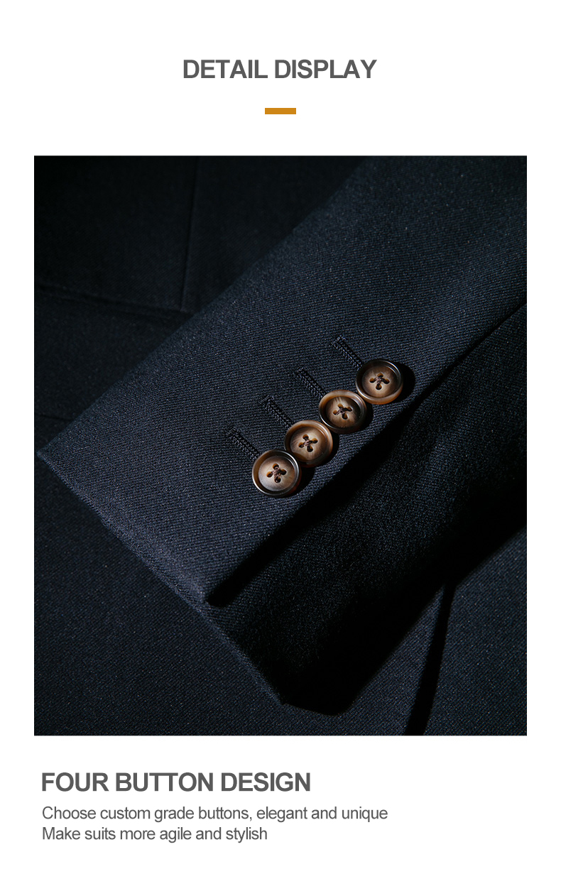 Mixed Fabric Groom's Suit for Professional Business Men in British Style Weddings in UK