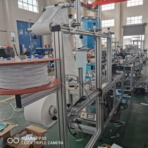 China Disposable Face Mask Making Machine , Surgical 3 Layer Face Mask Machine factory