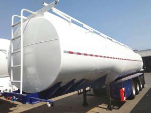 China 4 Axles Steel Petroleum Oil Tank Trailer High Bearing Capacity factory