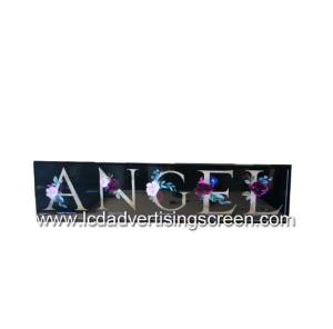 China Piano Stretched Display 1920 * 450 Resolution Cut 1/3 From 55 Inch Screen 49.5 Inch Black Frame factory