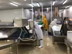 Industrial Shrimp Processing Machine 2280W Practical For Seafood Cooling
