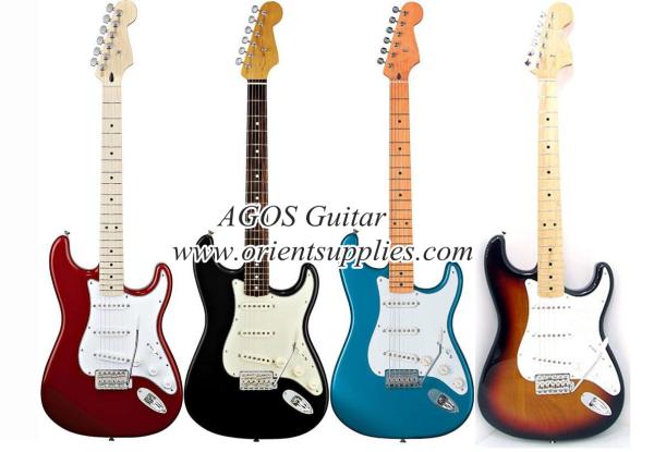 39" Electric Guitar - Replica of "Fender Stratocaster " style solidwood optional