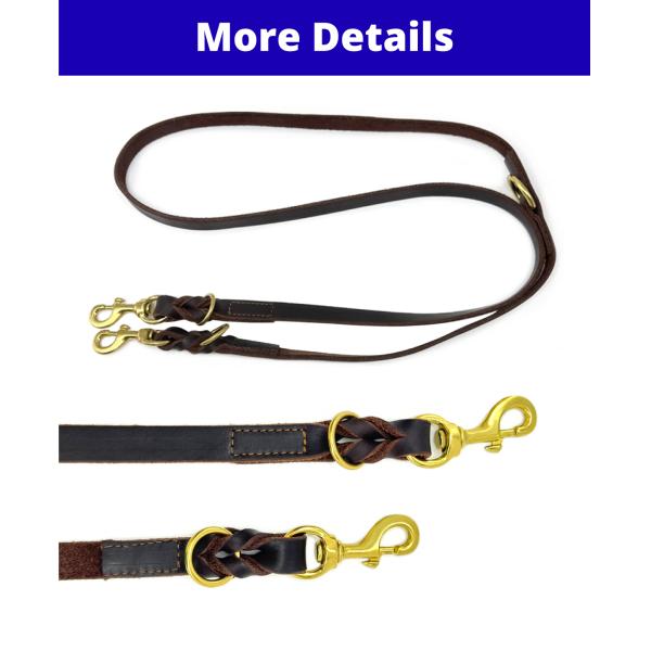 Genuine Leather Dog Leash
