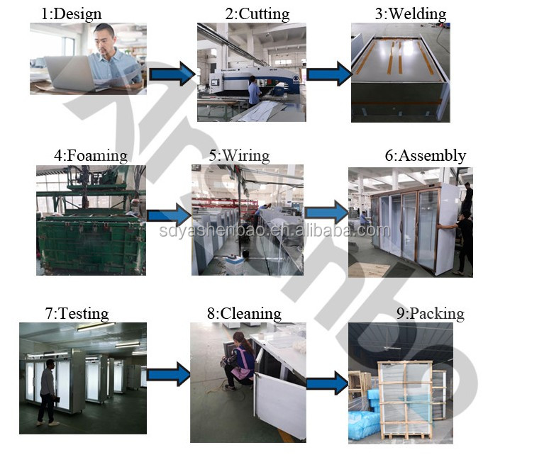 Durable Open Chiller Display