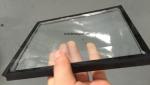 clear bevel ed tempered insulated glass panel with 14MM thickness
