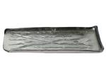 Smooth Edges Rectangle Crystal Glass Plates, Lead Free Glass Tray Saucer Dish