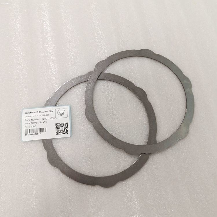 Plate 8230-03560 8230-21670 8230-21670 Excavator Engine Parts For Ec160c Ec160