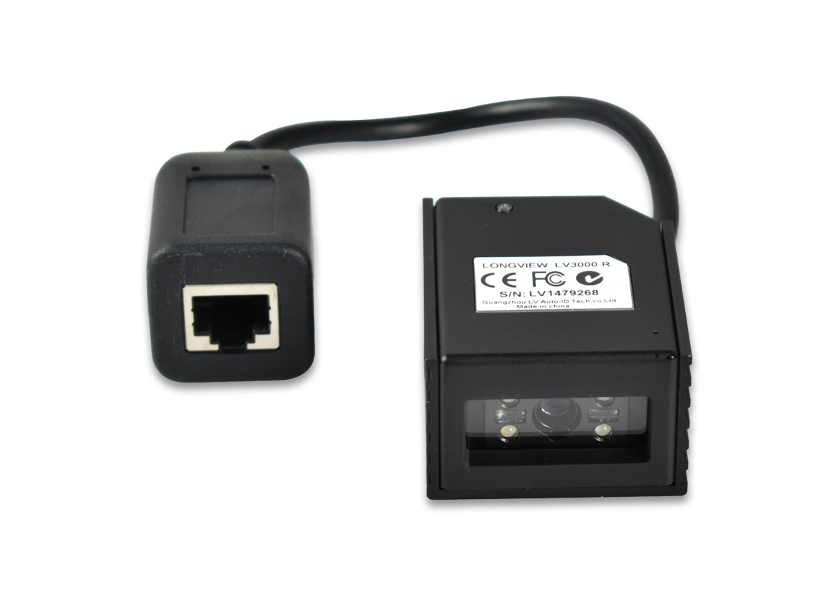 High Performance Interface RS232 Barcode Scanner 360° Roll Scan Angle