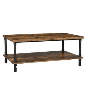 China Rustic Coffee Table, Industrial Design Cocktail Table, Coffee Table With Pipe Legs, LCT62X factory