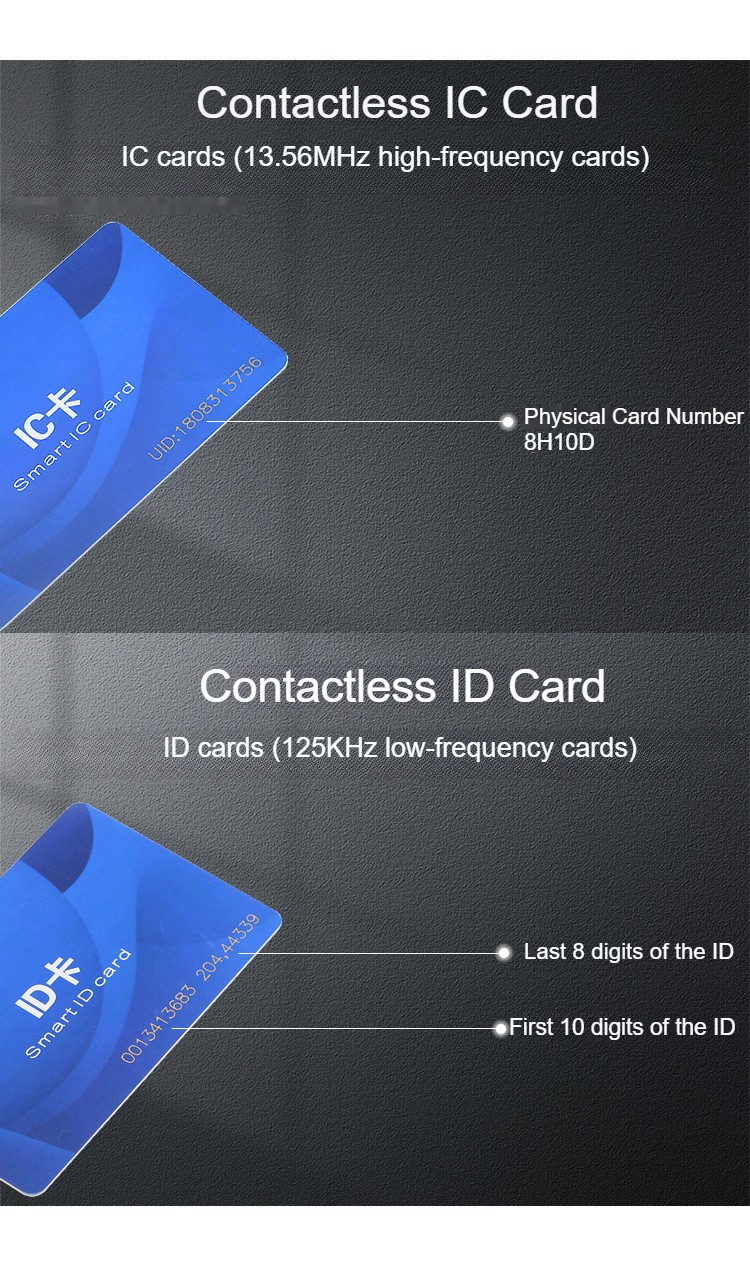 D5-WE-UH-00 ID Card Reader Module RFID Reader 125kHz Fingerprint ID Module Access Control Reader Head UID Reading USB Interface