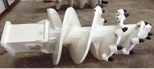 China 130mm Kelly Box High Grade Q345B Steel Auger Bit High Strength factory