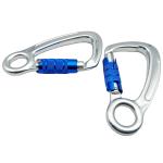 Heavy Industry Aluminum Carabiner 30KN Auto Mountain Climbing Swivel Clip Snap
