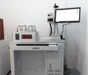 China 20 Watt CE Led Bulbs Fiber Laser Marking Machine 8 Position factory