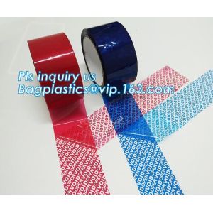 Security Seal anti-counterfeiting tapes void carton packing tape,Serial Number