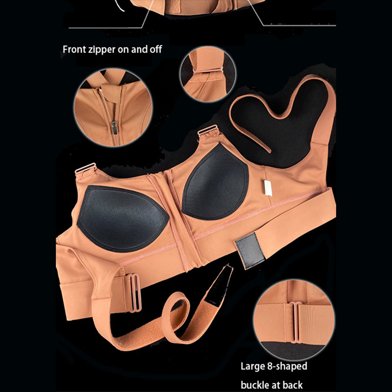 Breathable Plus Size Sports Bra Women Fitness Cross Strap Sweat Wicking
