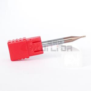 China 1mm 1/25&quot; 2mm 1/8&quot; 4 Flute End Mill Aluminum Alloy Steel TiSiN Coating factory