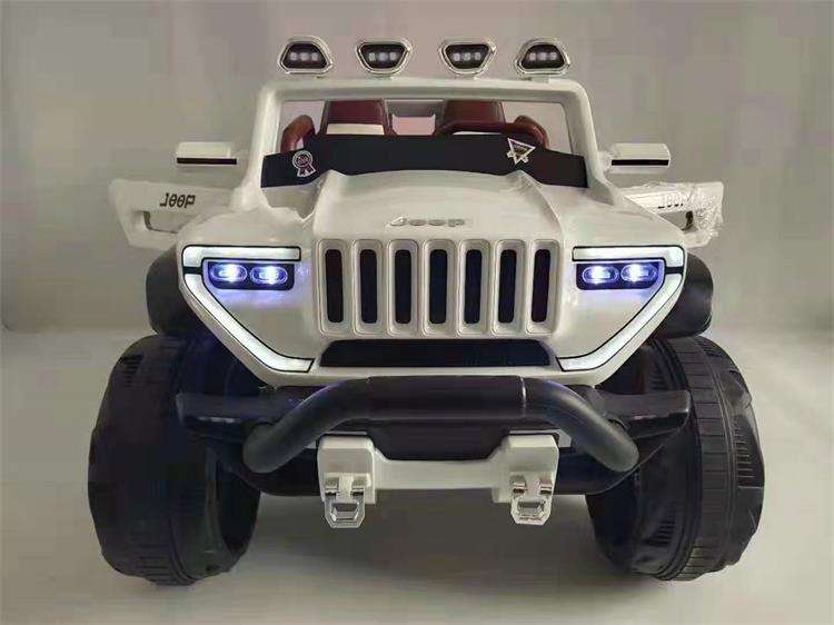 Plastic Children's Electric Ride On Toy Car with Oversized Storage Box and Four Wheels