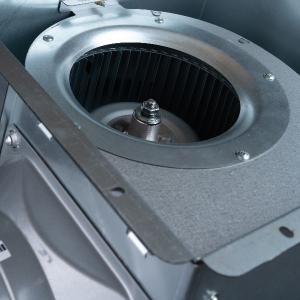 China Full Metal Housing Ceiling Pipe Indoor Soundless Ventilation Fan factory