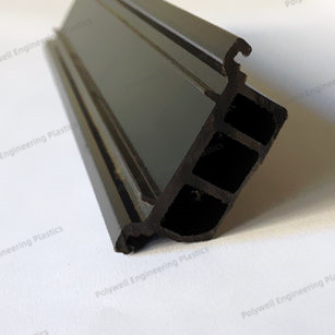 HK-Shape Customized Thermal Broken Profile for Aluminum Curtain Wall Nylon Extrusion Profile
