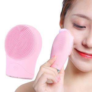 China High Frequency Vibration Full Silicone Face Cleansing Instrument Sonic Cleansing Instrument Brush factory