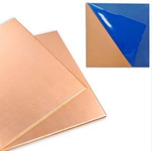 China Red Pure 5mm Copper Plate Sheet Construction Bright Surface 1/4 Hard factory