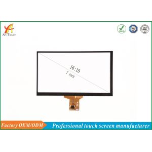 7 Inch Car Touch Panel Overlay Touchscreen PG Structure For Built-In With ILITEK