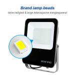 Low Profile Residential LED Outside Flood Lights Dimmable Color Changing 50 Watt