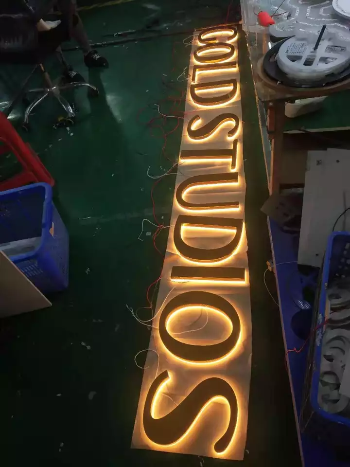 Acrylic Letters Business Led 3d Illuminated Fashion Store Acrylic Backlit Letter Signs Signboard